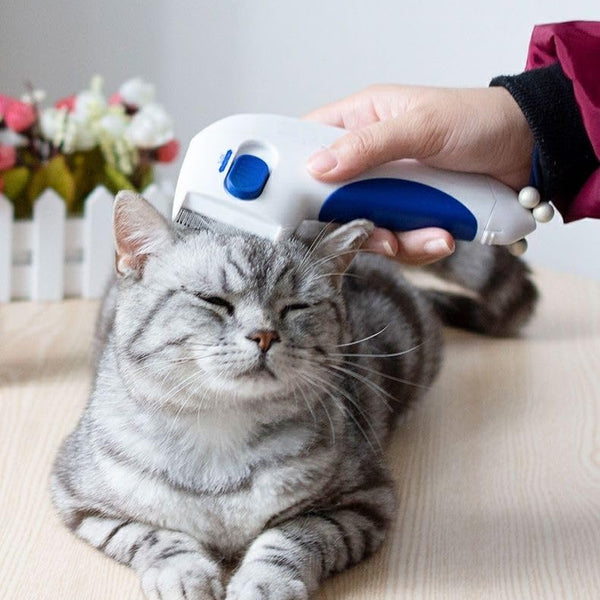 Electric Pet Comb – Dog & Cat Hair Brush for Long and Short Hair