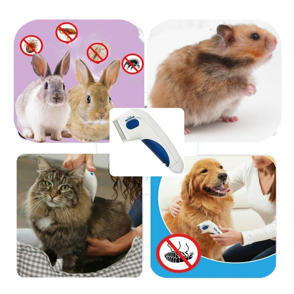 Electric Pet Comb – Dog & Cat Hair Brush for Long and Short Hair