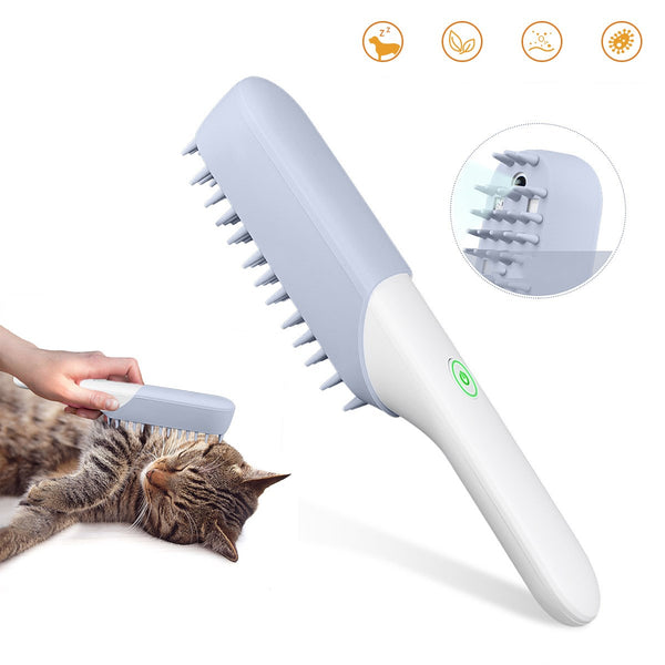 Dog Grooming Silicone Massage Brush, Deodorant Cleaning Comb for Fur Removal