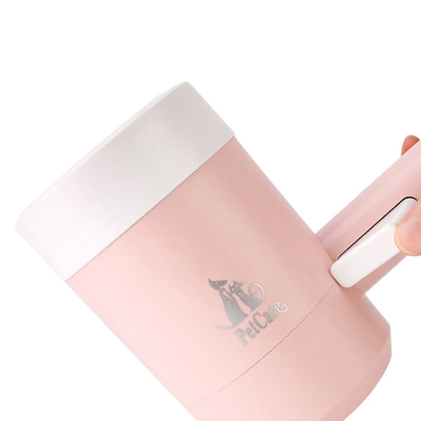 Dog Paw Cleaner Cup with Soft Silicone Combs, Portable Pet Foot Washer for Dogs & Cats