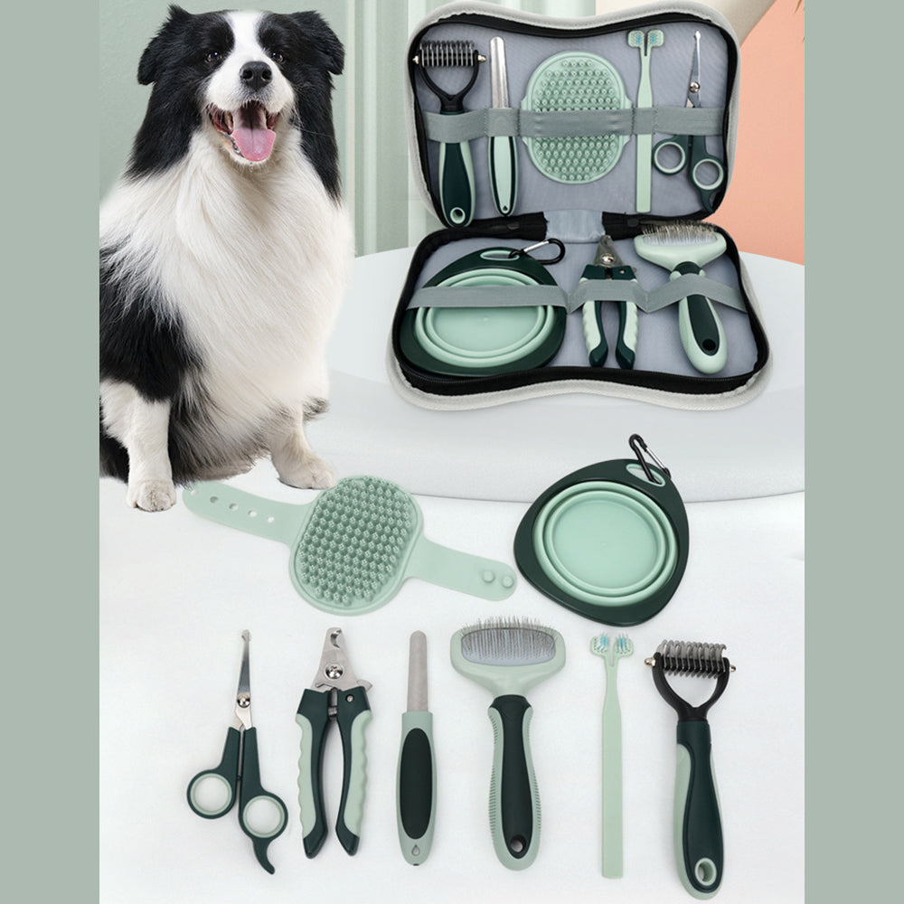 Grooming Clippers, Cordless Low-Noise Hair Trimmer for Thick Coats