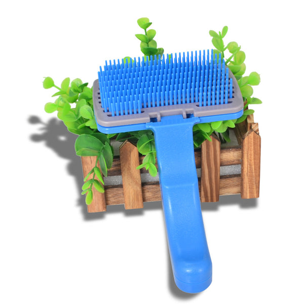 Self-Cleaning Pet Brush – Dog & Cat Grooming Comb