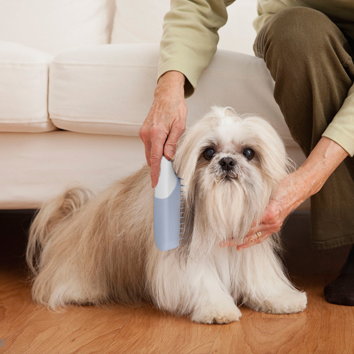 Dog Grooming Silicone Massage Brush, Deodorant Cleaning Comb for Fur Removal