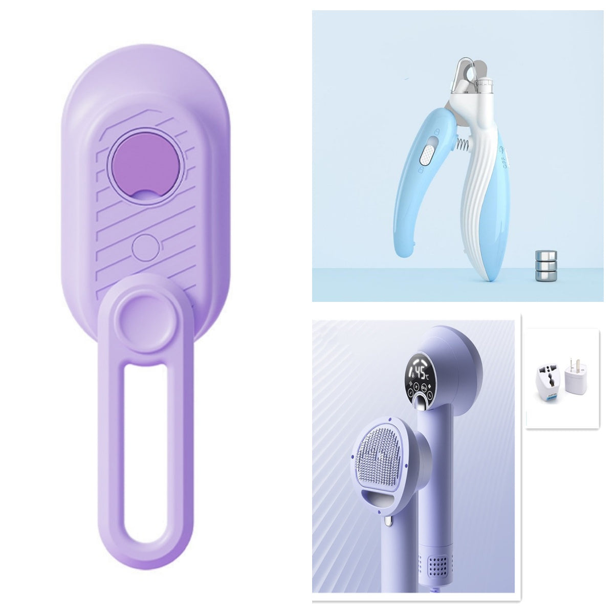 LED Pet Nail Clippers & Electric Nail Grinder – Dog & Cat Nail Trimmer