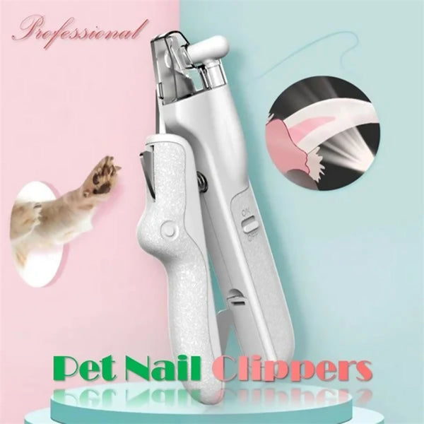 Pet Nail Clippers with LED Light – Professional Dog & Cat Nail Trimmer