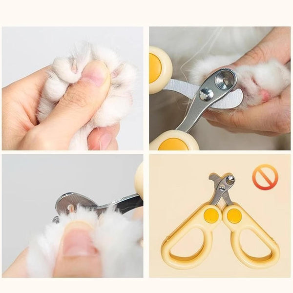 Professional Pet Nail Clippers – Cat & Small Dog Claw Trimmer