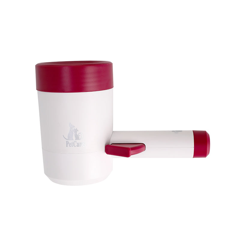 Dog Paw Cleaner Cup with Soft Silicone Combs, Portable Pet Foot Washer for Dogs & Cats