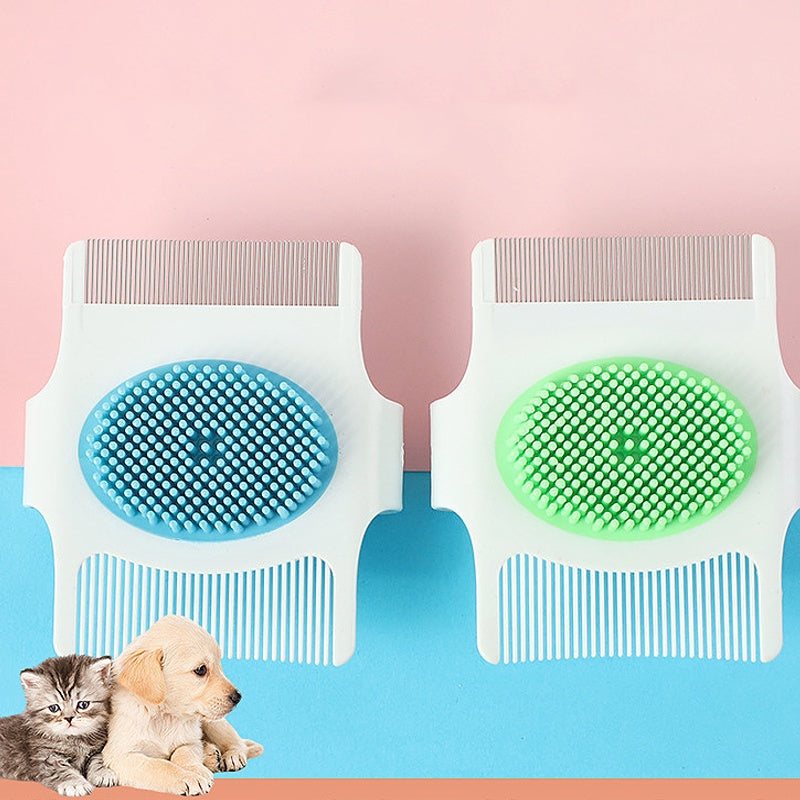 Multifunctional Pet Grooming Comb – Hair, Massage & Flea Removal