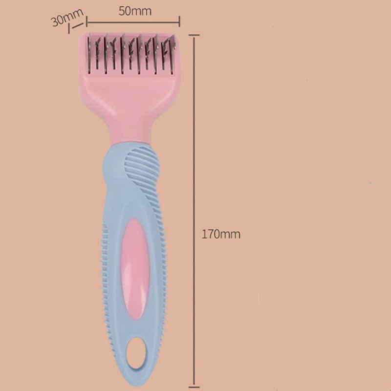 Stainless Steel Pet Knot Cutter Comb – Dog & Cat Grooming Tool
