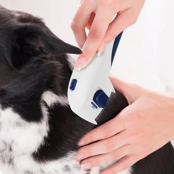 Electric Pet Comb – Dog & Cat Hair Brush for Long and Short Hair
