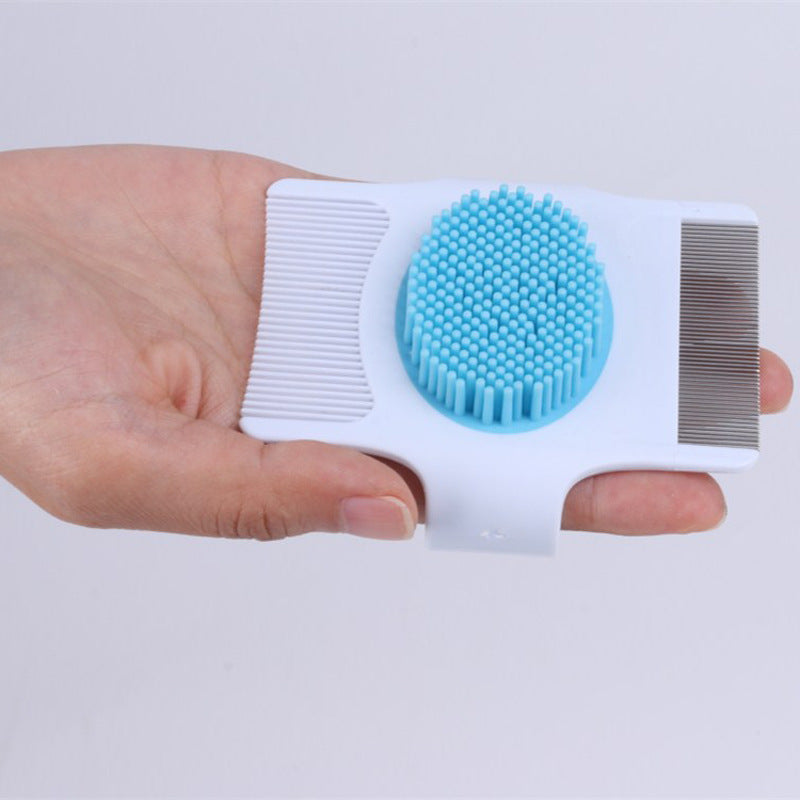 Multifunctional Pet Grooming Comb – Hair, Massage & Flea Removal