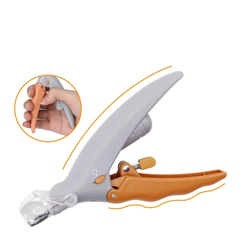 Multi-Function Pet Nail Clippers with LED Light – Dog & Cat Grooming Tool