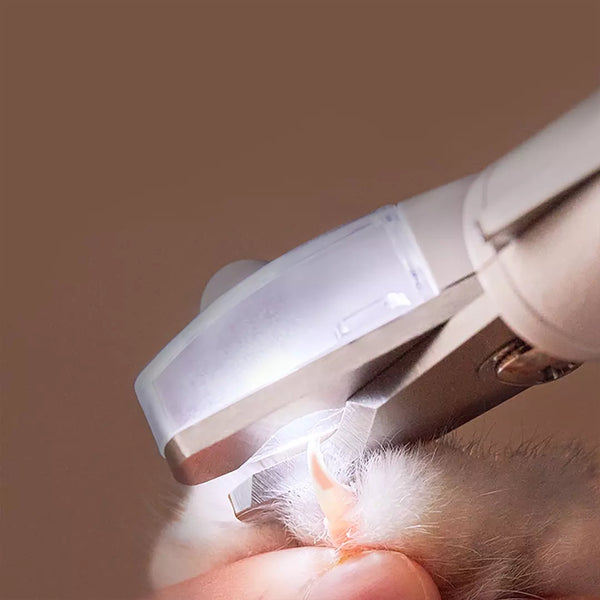Professional Pet Nail Clippers with LED Light, Dog & Cat Nail Trimmer