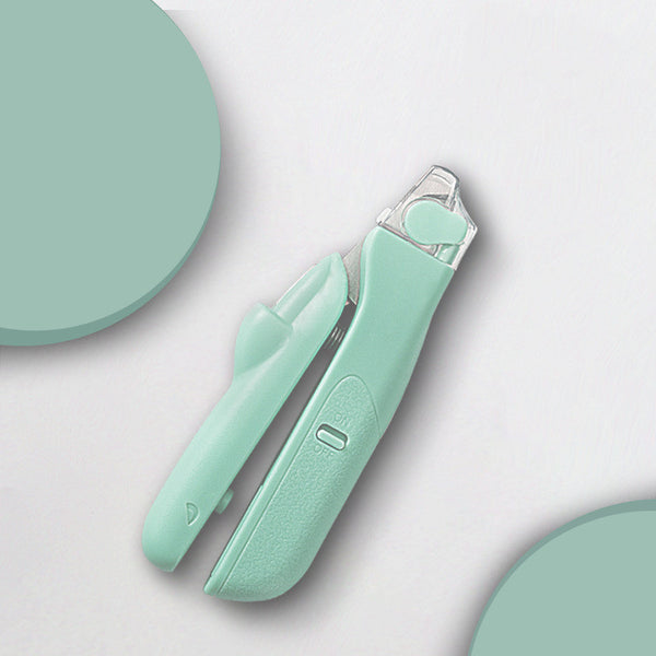 Stainless Steel Pet Nail Clippers with LED Light – Small Dog & Cat Trimmer
