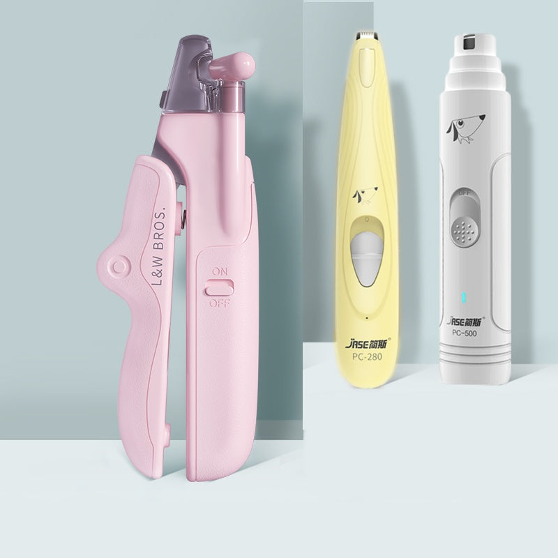 Pet Nail Clippers with LED Light – Professional Dog & Cat Nail Trimmer