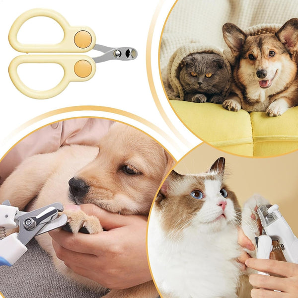 Professional Pet Nail Clippers – Cat & Small Dog Claw Trimmer