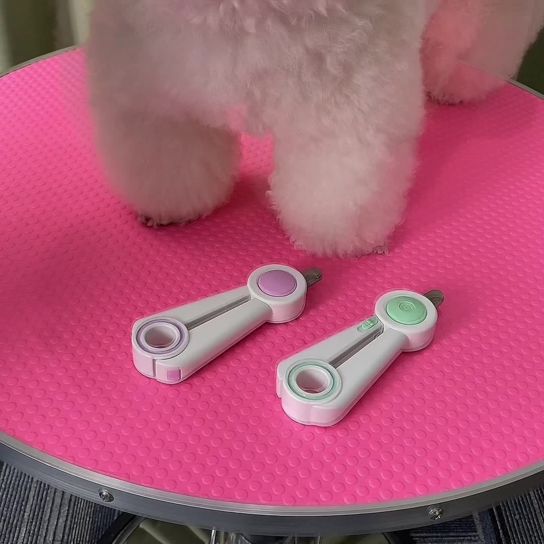 Pet Nail Clippers with Built-In LED Light – Dog & Cat Nail Trimmer