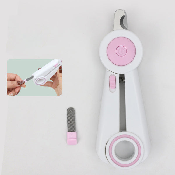 Pet Nail Clippers with Built-In LED Light – Dog & Cat Nail Trimmer