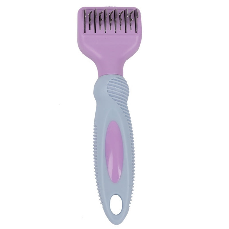 Stainless Steel Pet Knot Cutter Comb – Dog & Cat Grooming Tool
