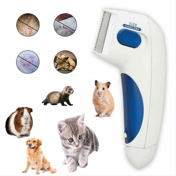 Electric Pet Comb – Dog & Cat Hair Brush for Long and Short Hair