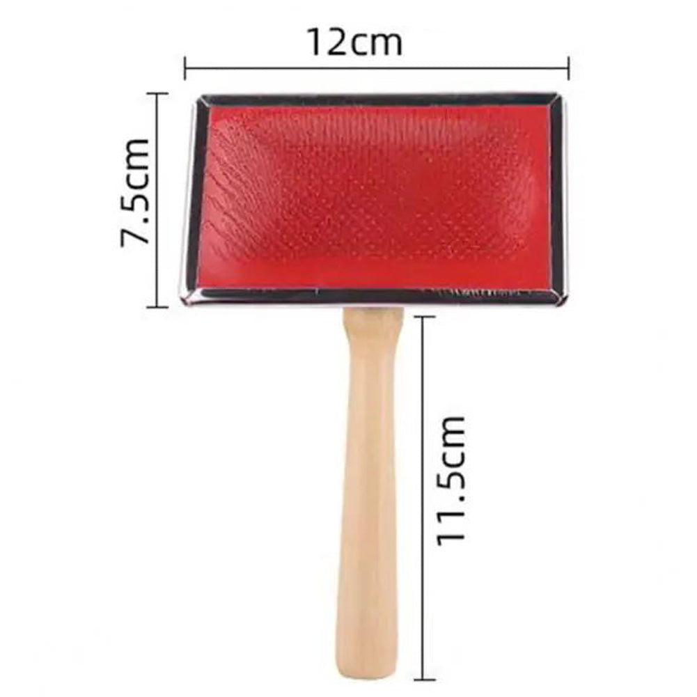 Stainless Steel Pet Grooming Comb – Dog & Cat Fur Detangler