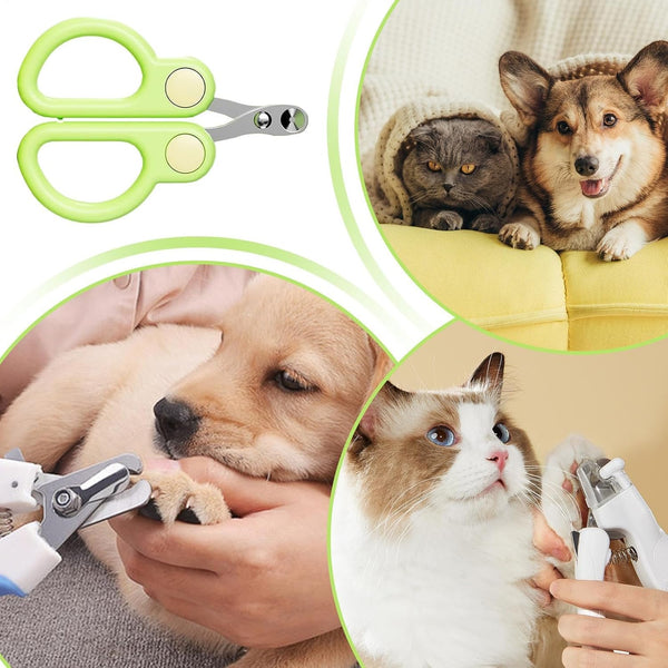 Professional Pet Nail Clippers – Cat & Small Dog Claw Trimmer