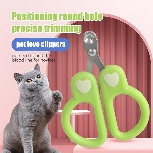 Professional Pet Nail Clippers – Cat & Small Dog Claw Trimmer